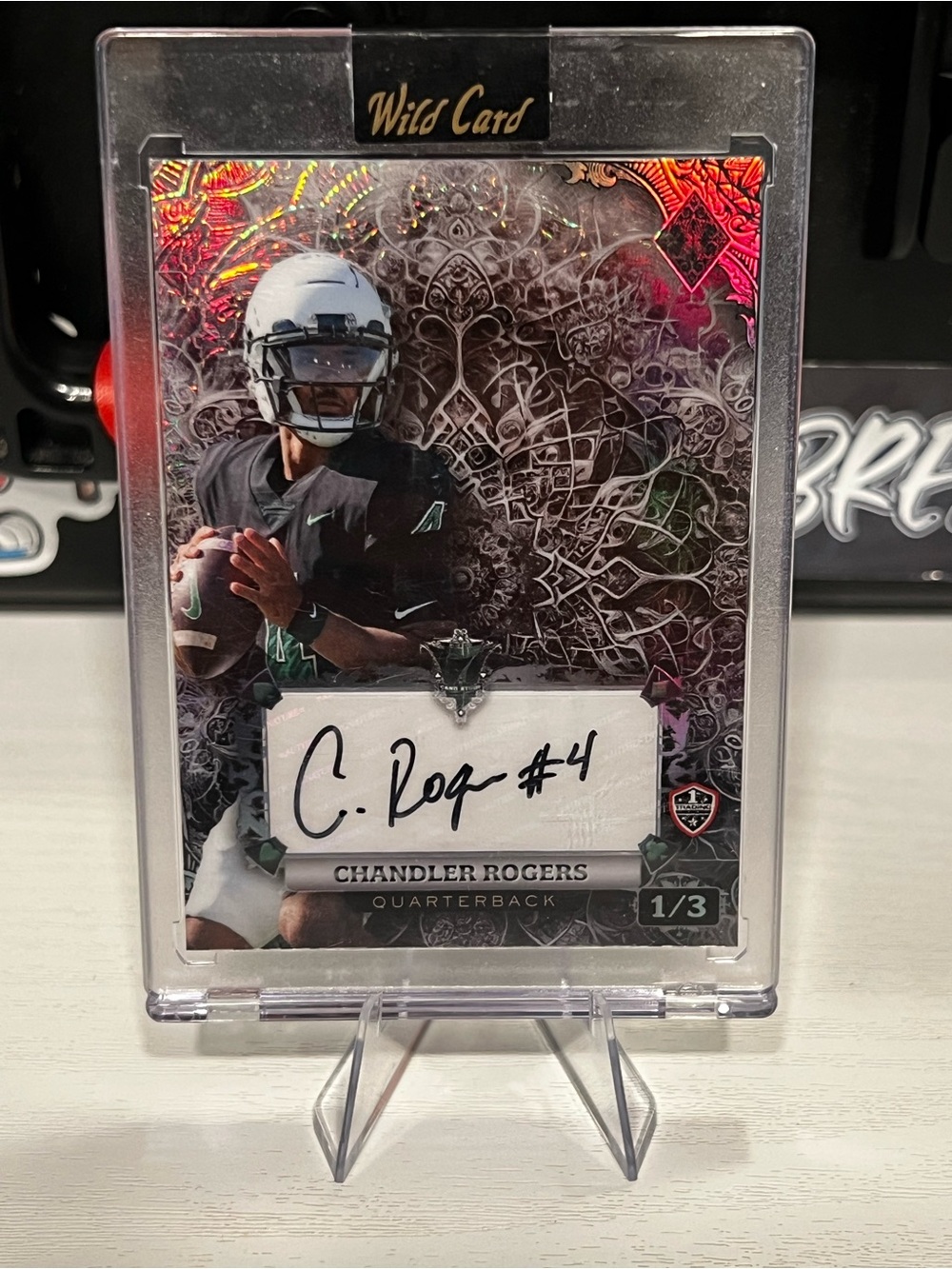 Chandler Rodgers /3 auto card